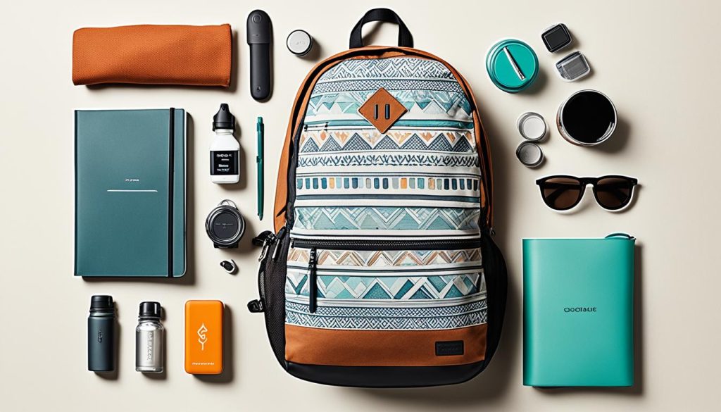 Daily essentials for travel