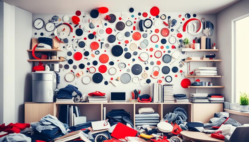 What is the rule of 20 for decluttering?