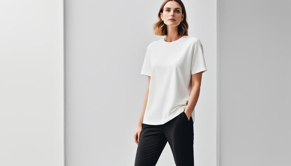 minimalist outfit styling