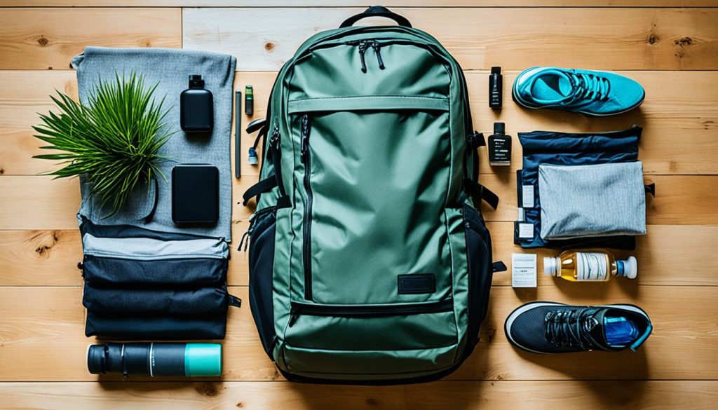 minimalist travel packing