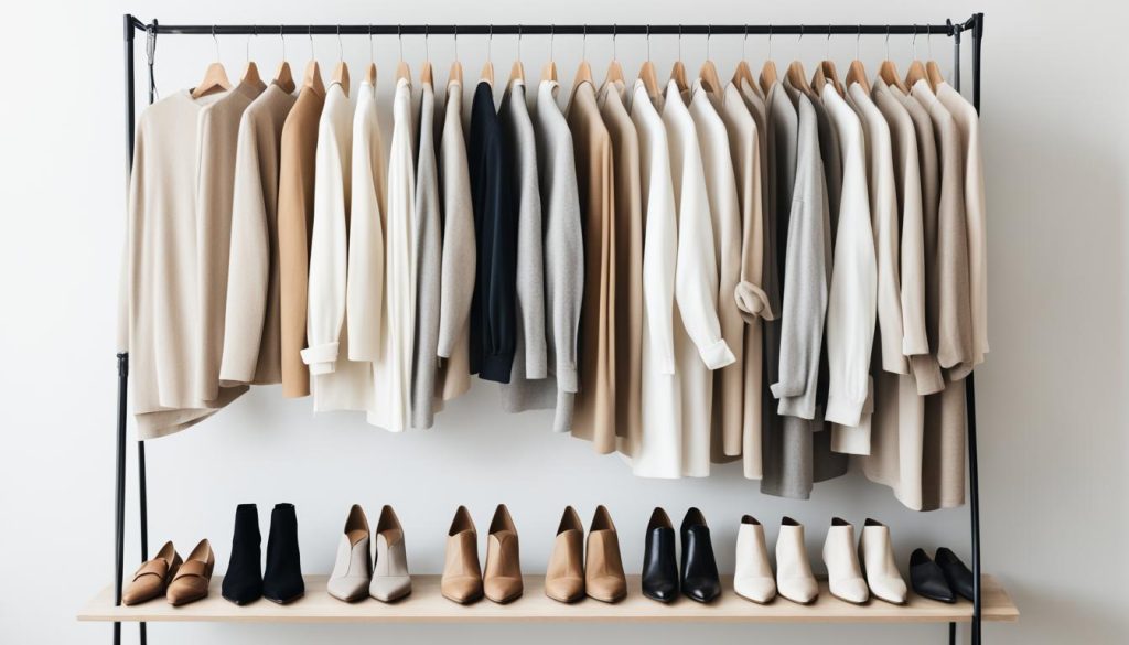 minimalist wardrobe