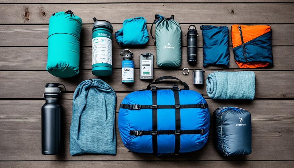 ultralight packing list items